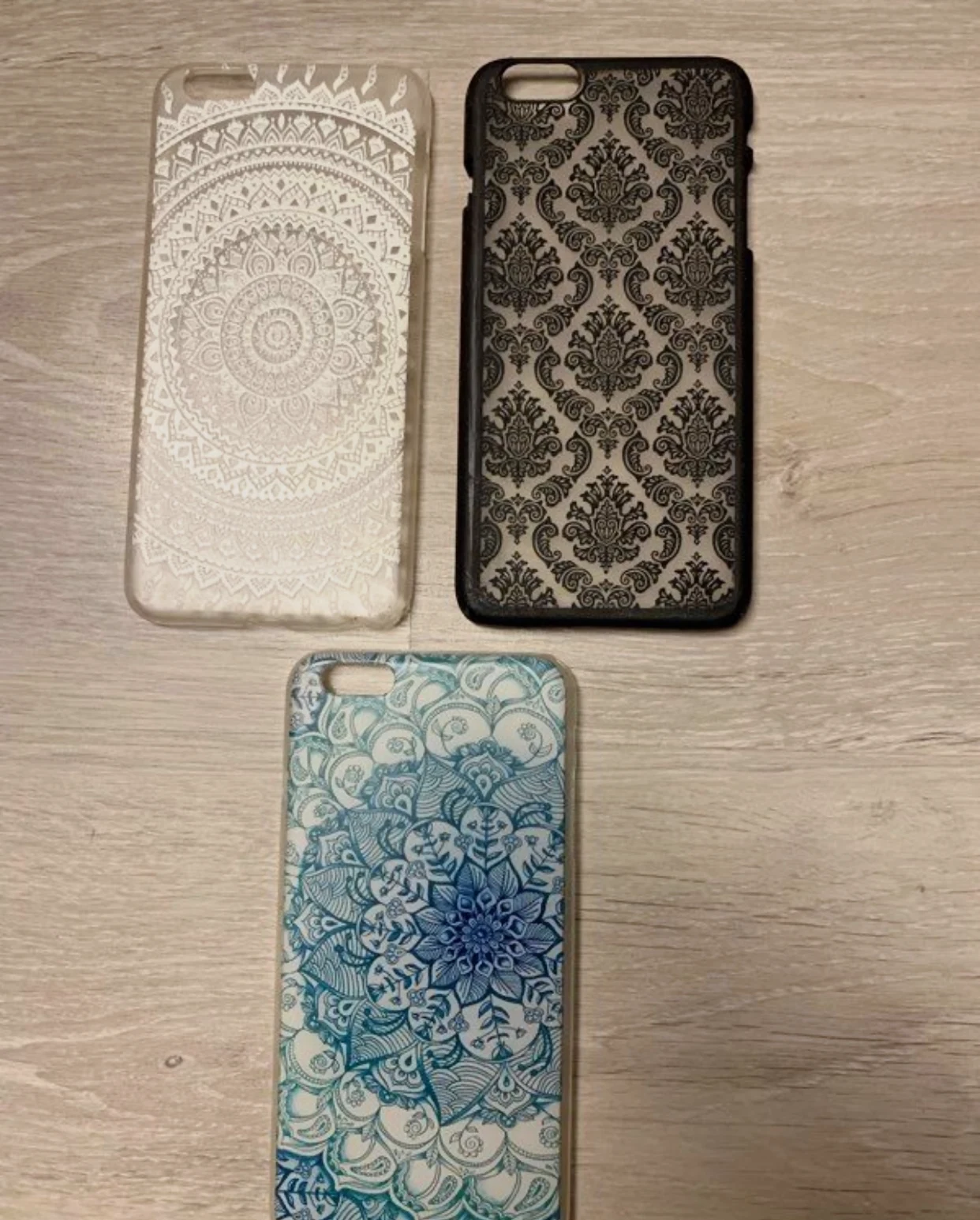 Lot 3 coques rigides iPhone 6+ / 6s+