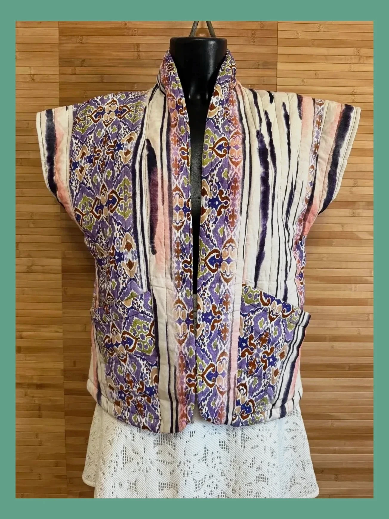 Divino chaleco acolchado , talla única 😍 – Adilynn – taille Taille unique