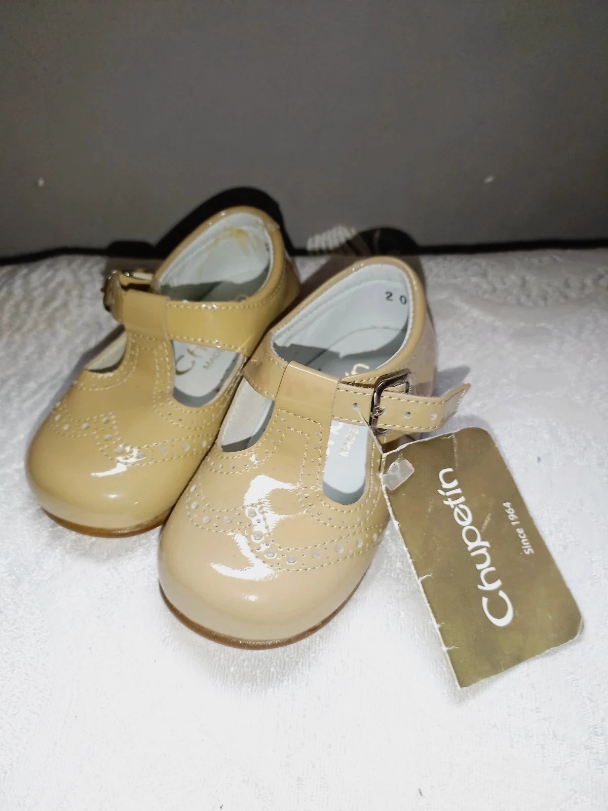 Zapatitos de charol Chupetín talla 20 beige – Chupetin – taille 20