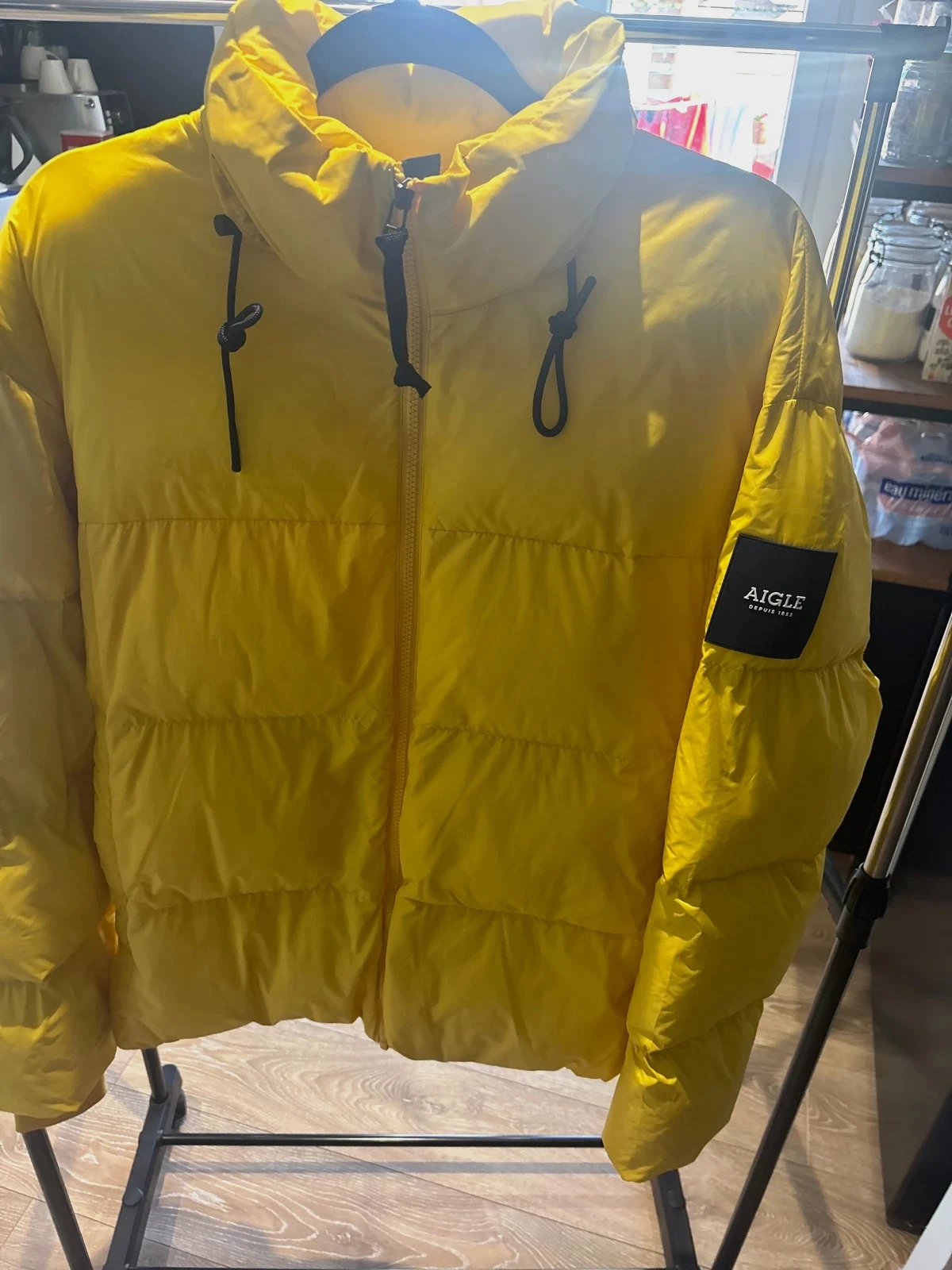 Doudoune Aigle 🦅 Jaune Moutarde Taille :L