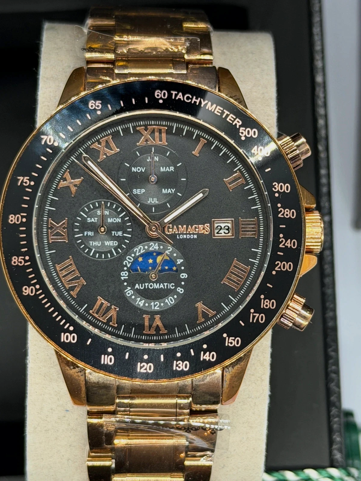 Montre Gamages London - "Race Calendar" Édition Limitée - Neuve