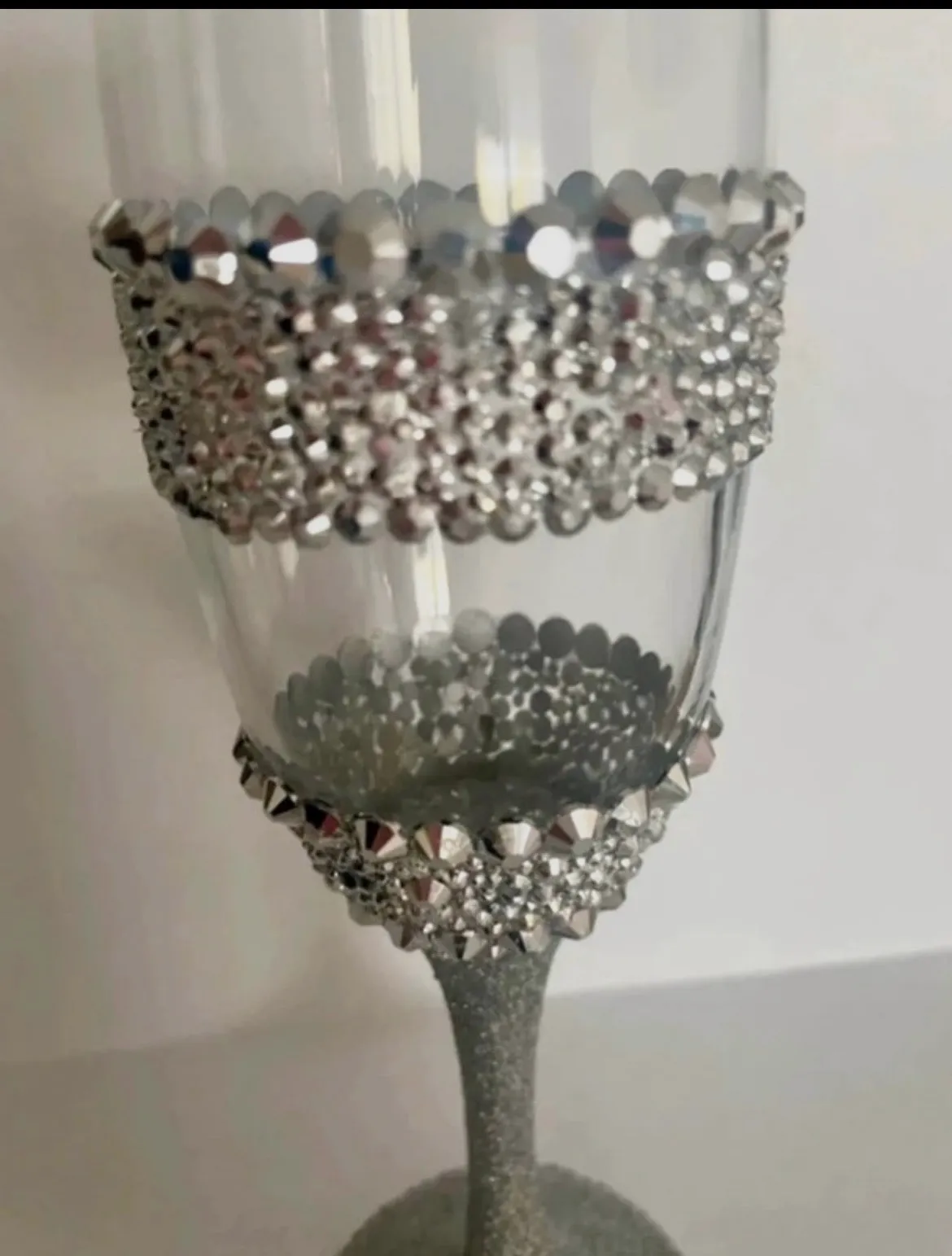 Flûte à champagne customiser  – Création 5
