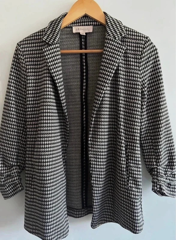 Blazer léger Philosophy pied de poule chic tendance TXS/S – Philosophy – taille XS / 34 / 6