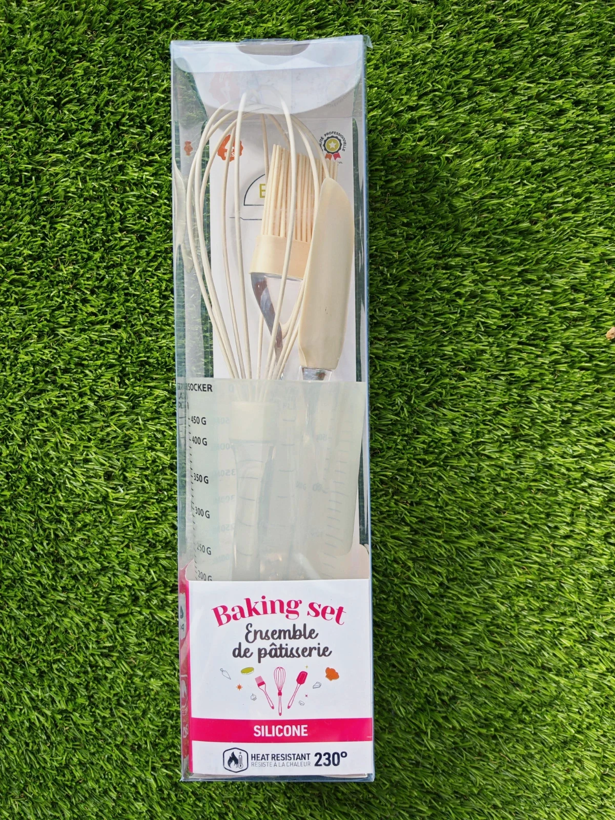 Kit Pâtisserie Silicone 4 Pcs – Résiste 230°C – Neuf