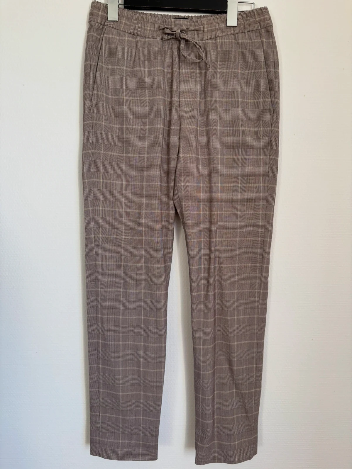 Pantalon carreaux H&M slim fit taille haute XS – H&M – taille XS / 34 / 6