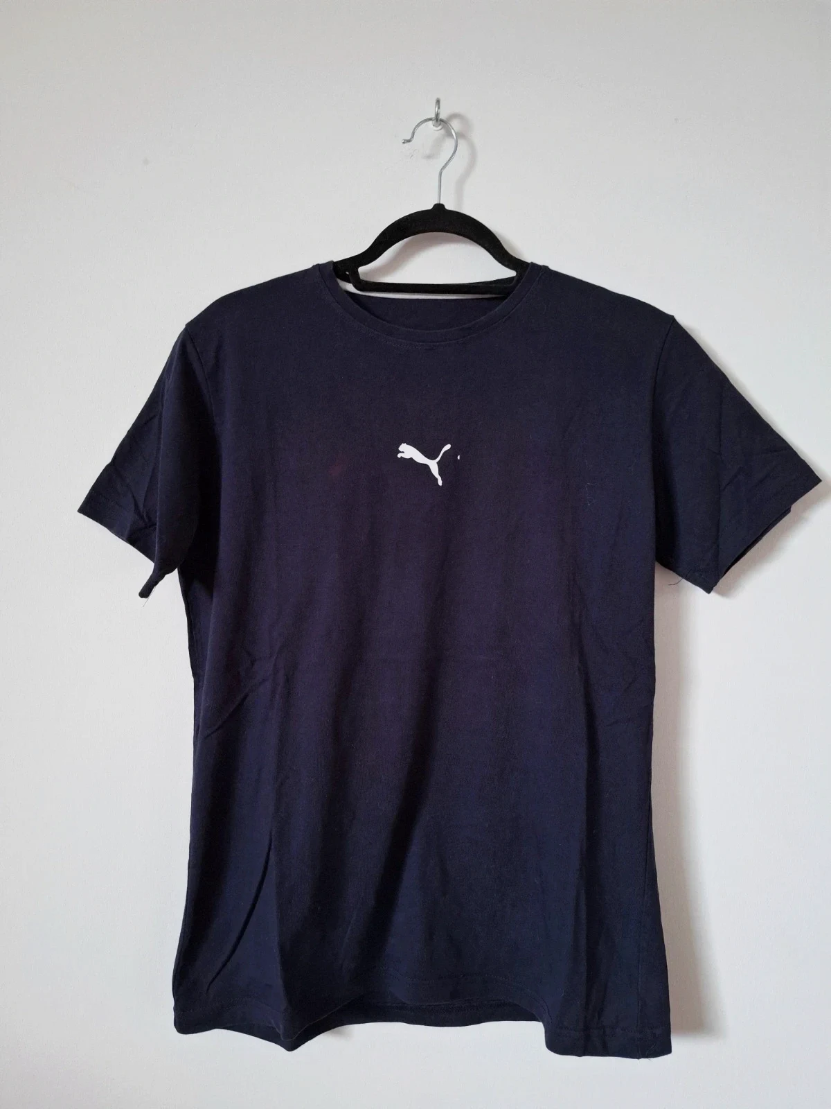 Camiseta de algodón azul marino PUMA (Talla L mujer) – Puma – taille L / 40 / 12