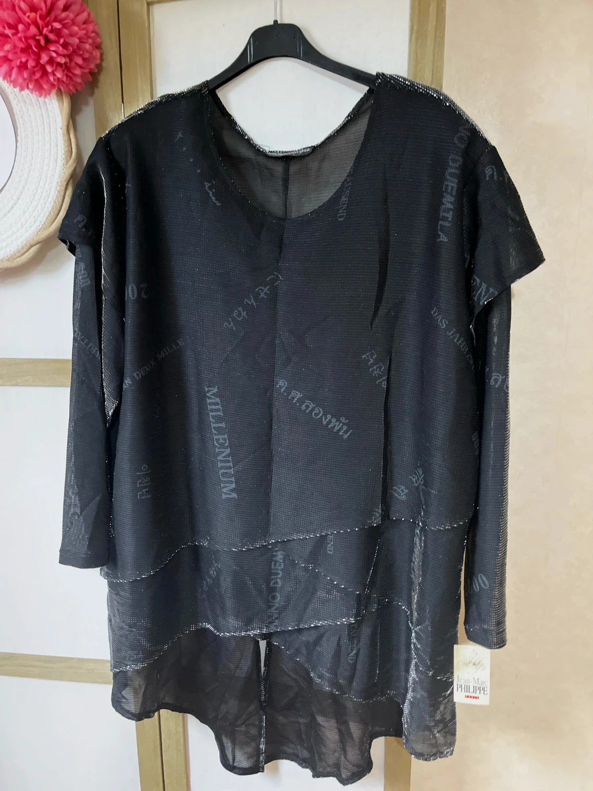 Tunique grande taille fête taille 2 – Jean-Marc Philippe – taille 4XL / 48 / 20