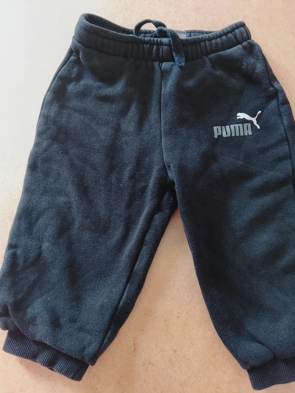 Pantalon jogging bébé Puma noir 6-9 mois