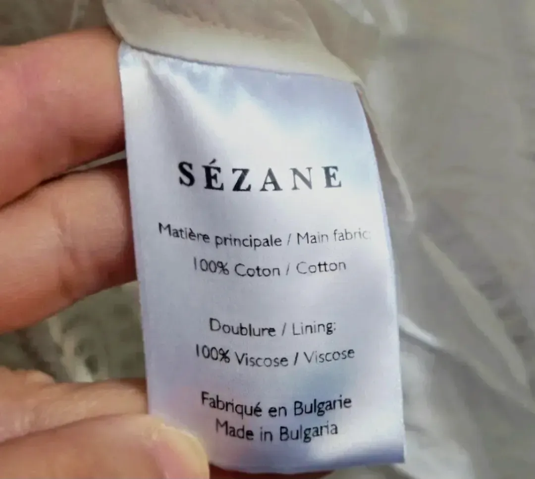 Robe Sézane blanche en dentelle – Sézane – blanc – taille 36 5