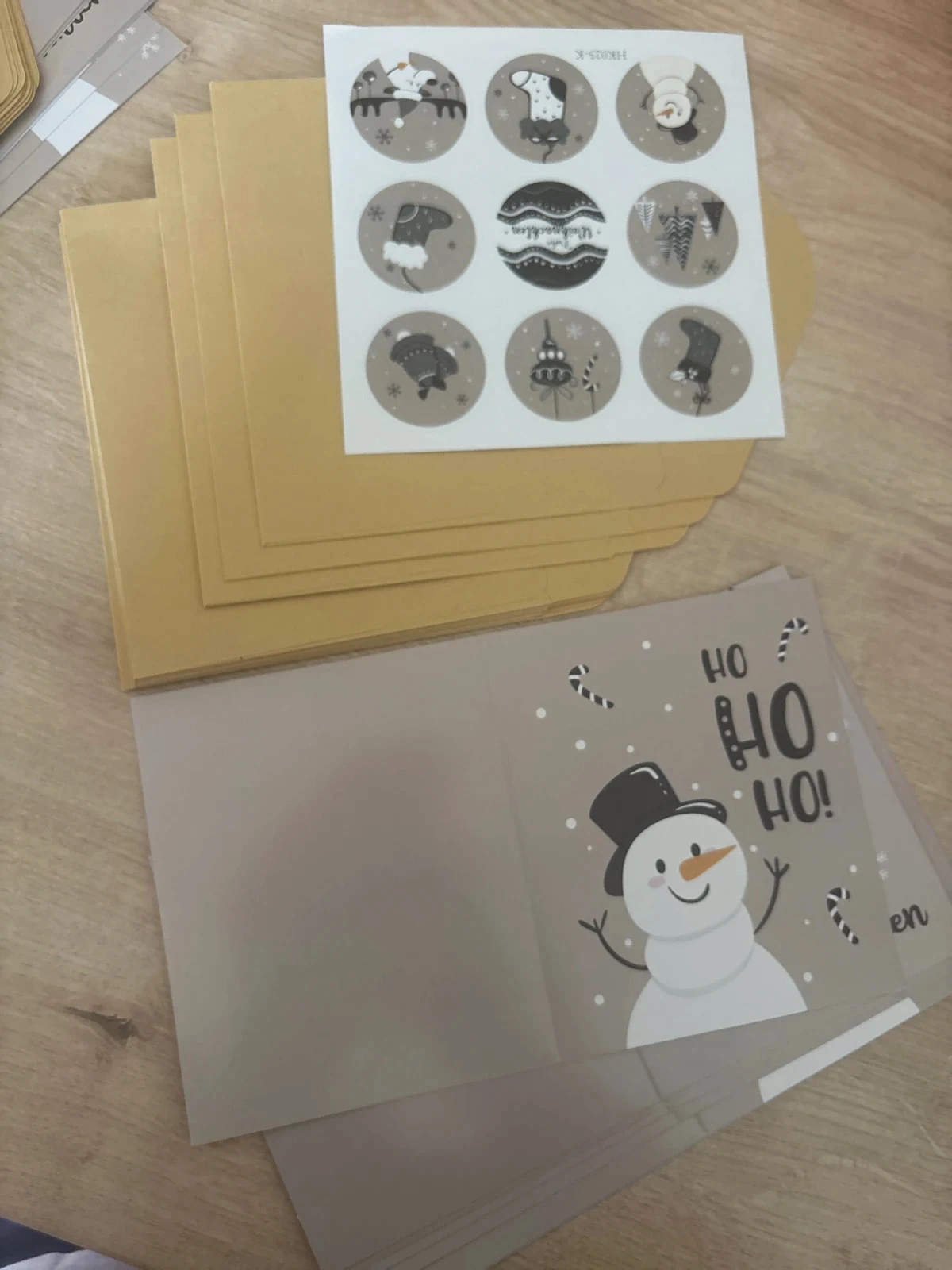 10 Enveloppe de Noël avec leur cartes Noël 🎅