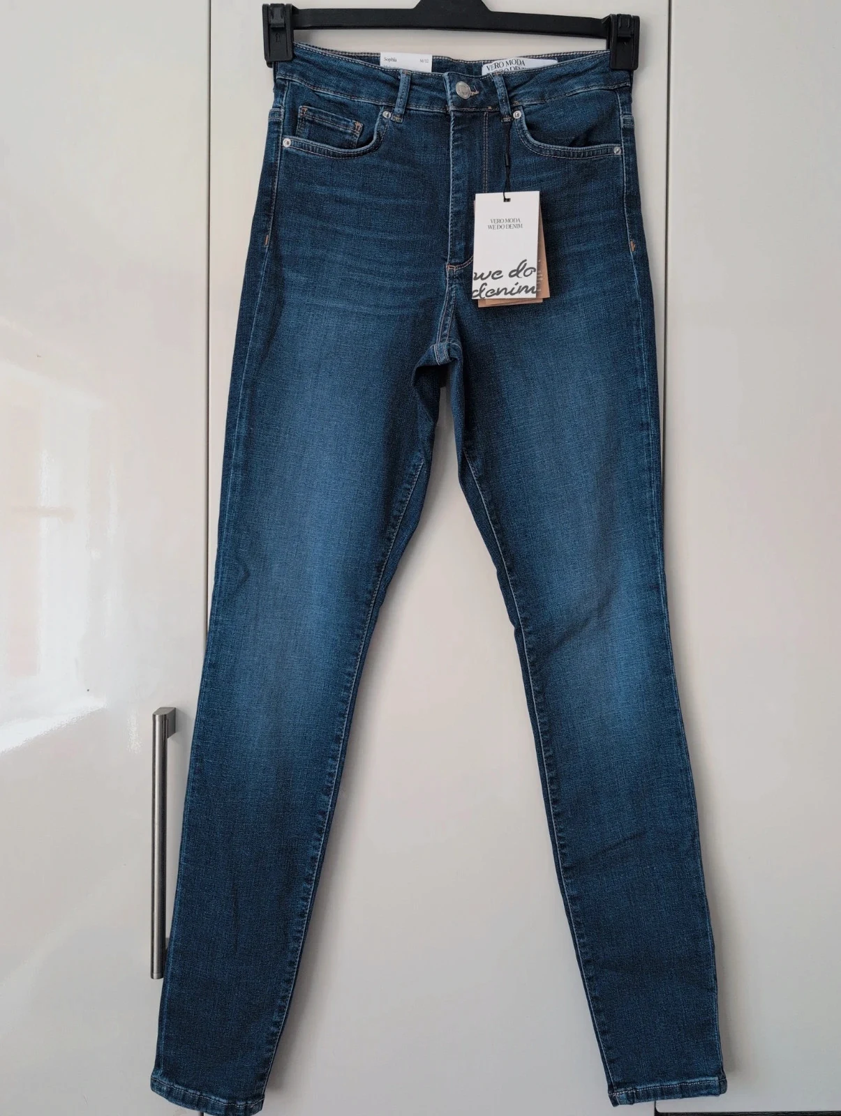 New Vera Moda Blue Denim High Rise Jeans