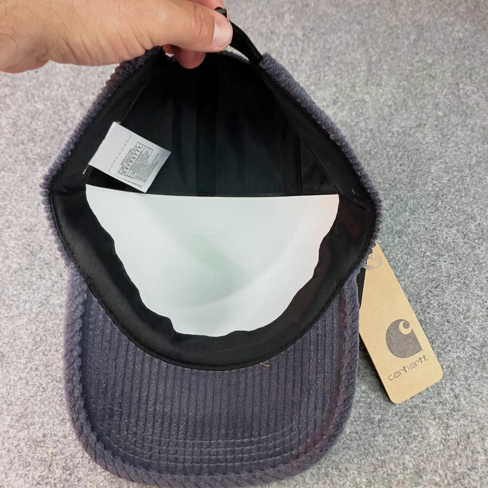 Carhartt Corduroy Cap Navy Beanie Hat Go – Carhartt – bleu marine – taille M 6