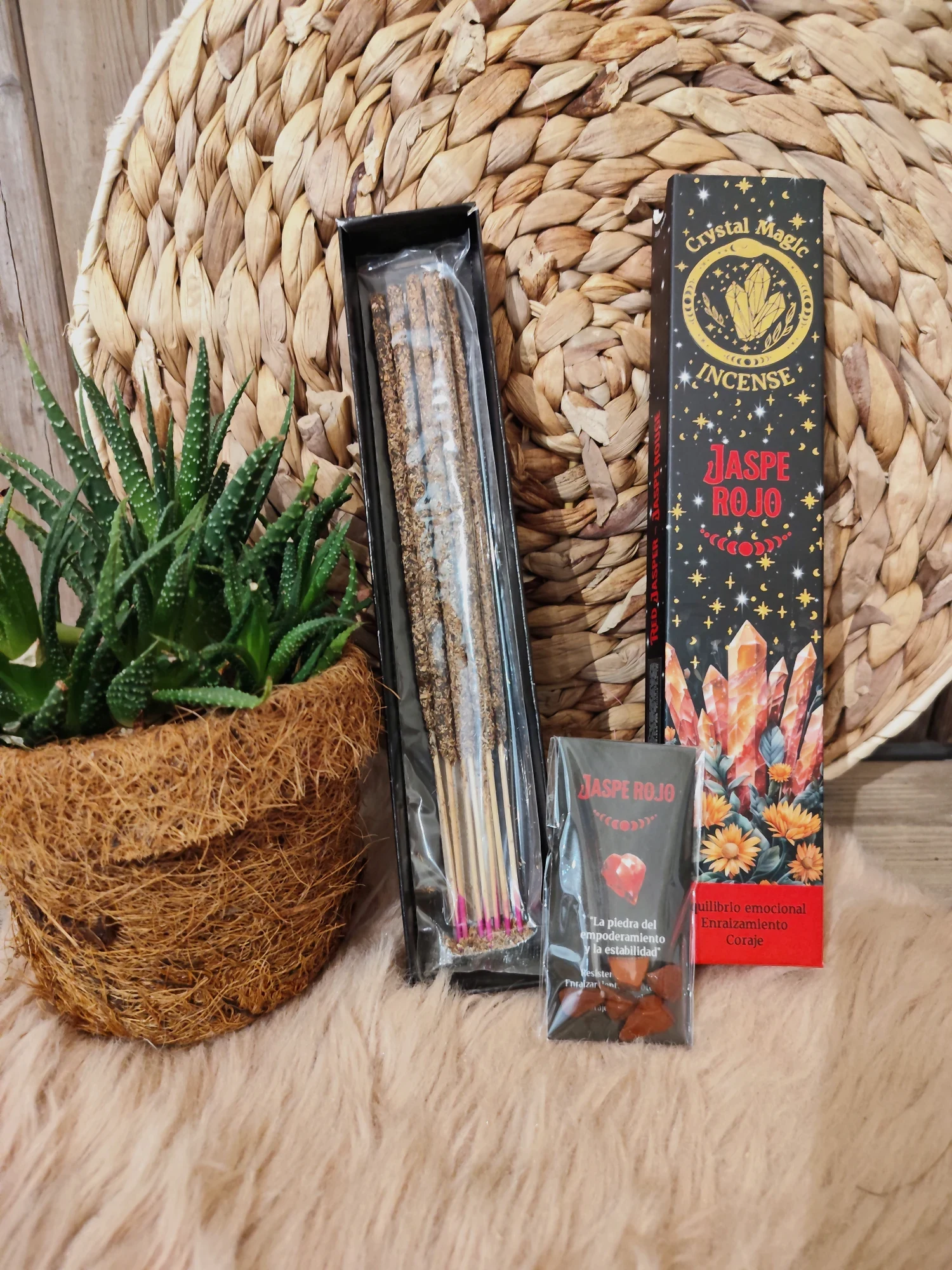 Encens naturel crystal magic jaspe rouge – Crystal magic