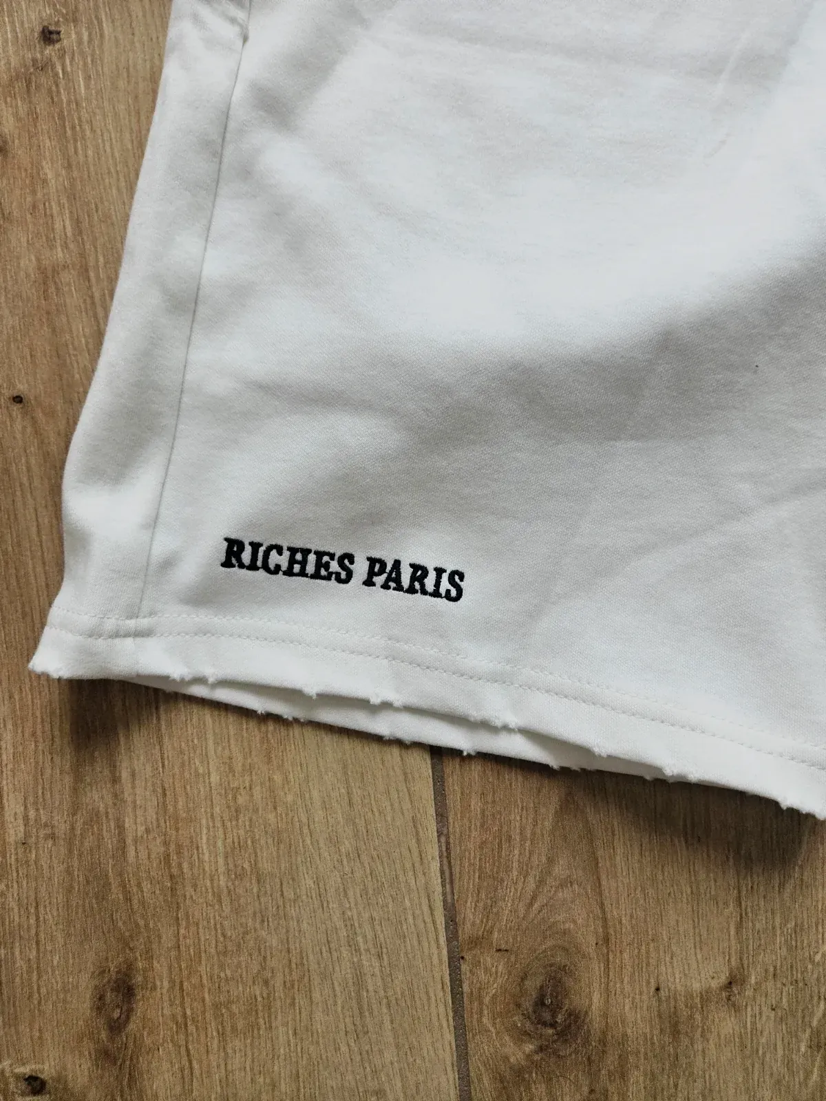 Survêtement blanc col polo manches courtes – Riches Paris – blanc – taille S 2