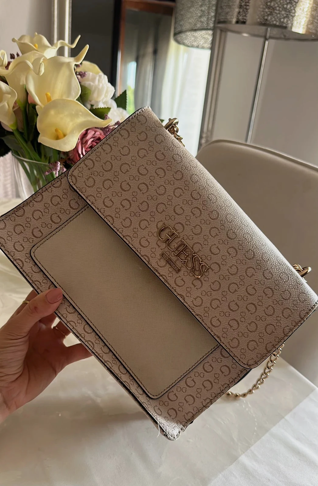 Bolso Guess color beige – GUESS