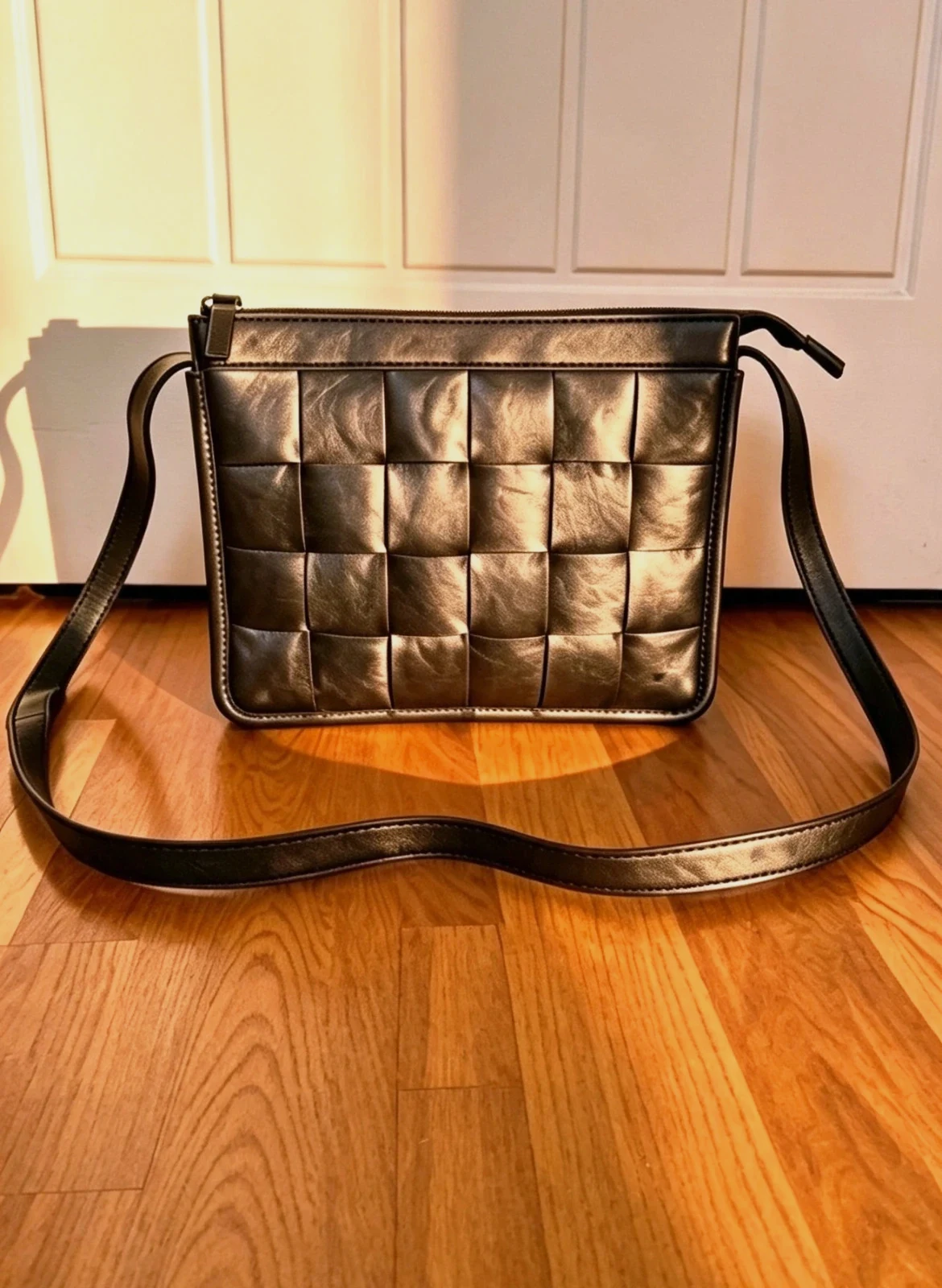 Black Leather Shoulder Crossbody Bag Warehouse