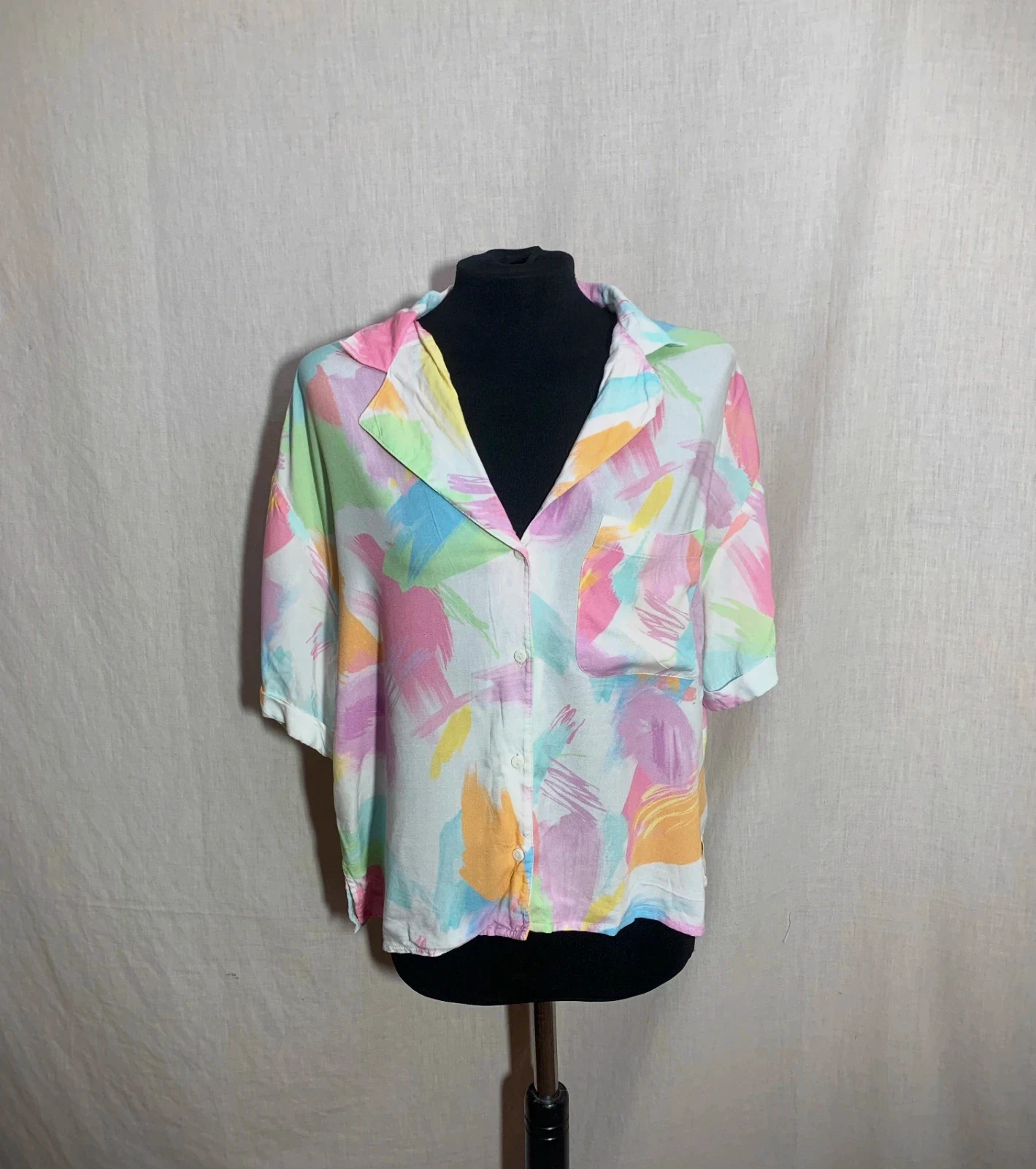 Camisa con Estampado Tie-Dye | Tie-Dye Print Shirt | Stradivarius – Stradivarius – taille M / 38 / 10