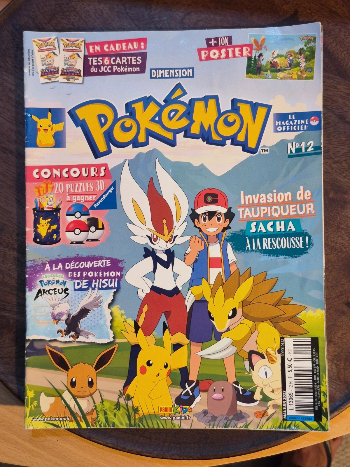 Magazine Officiel Dimension Pokémon N°12 - Mai / Juin 2022 + Poster