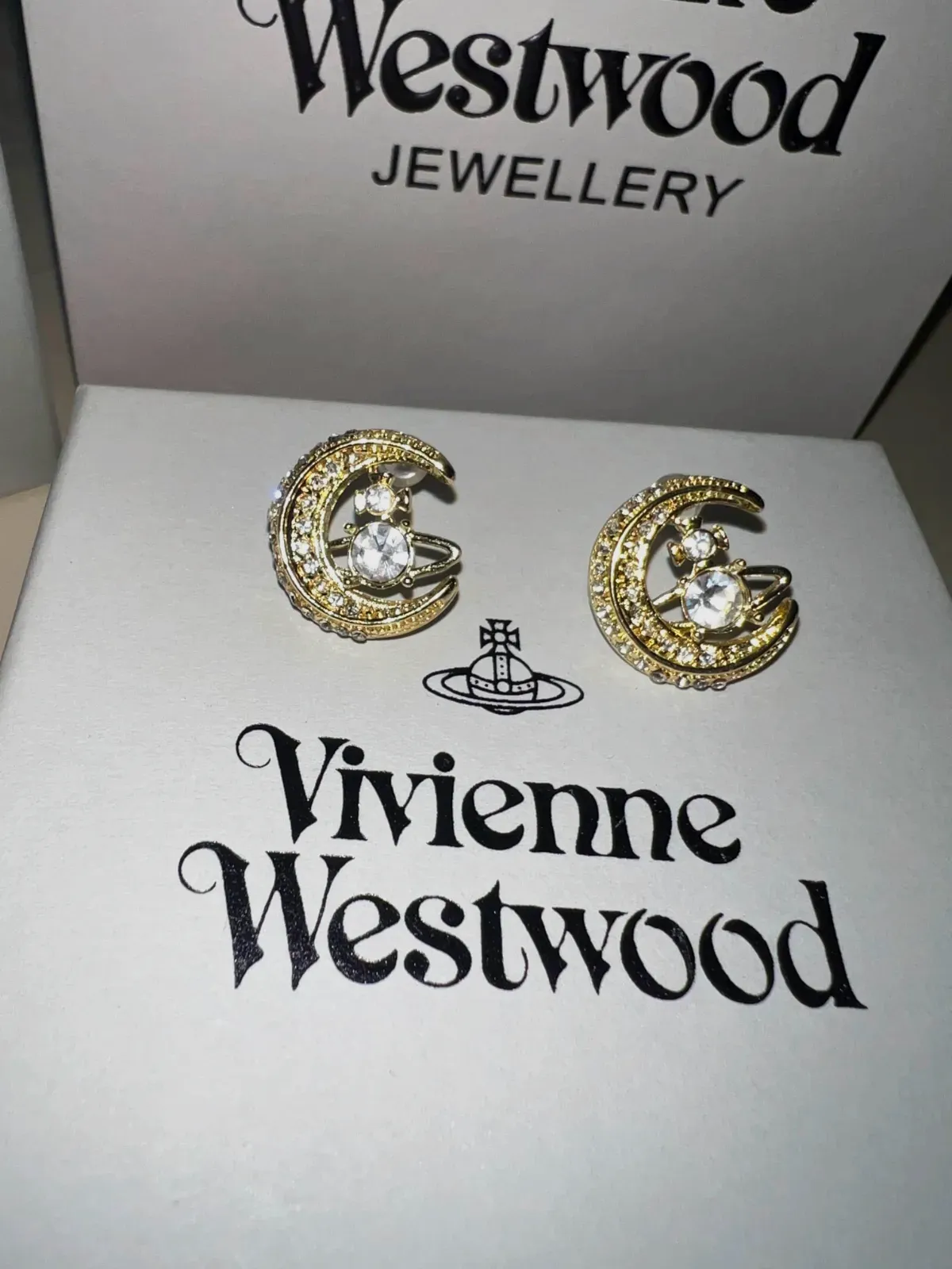 Vivienne Westwood boucles d'oreilles dorées – Vivienne Westwood – doré – taille Taille unique 5