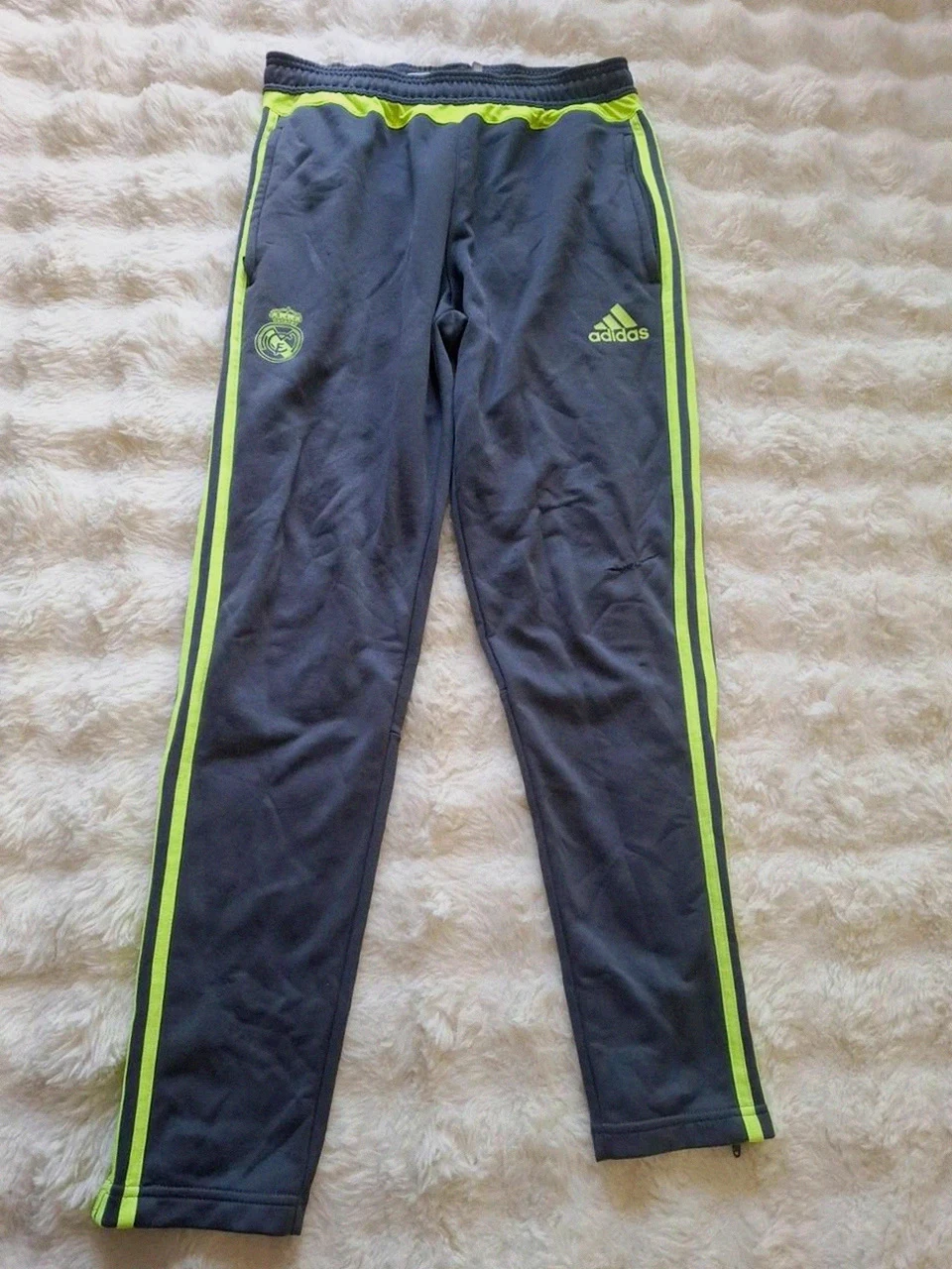 Pantalon Adidas de Survêtement Gris / Jaune Real Madrid Climacool T.M