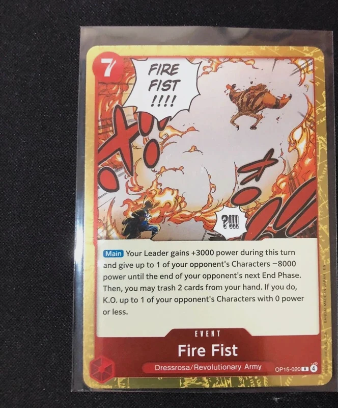 Fire Fist OP15-020 Rare Event