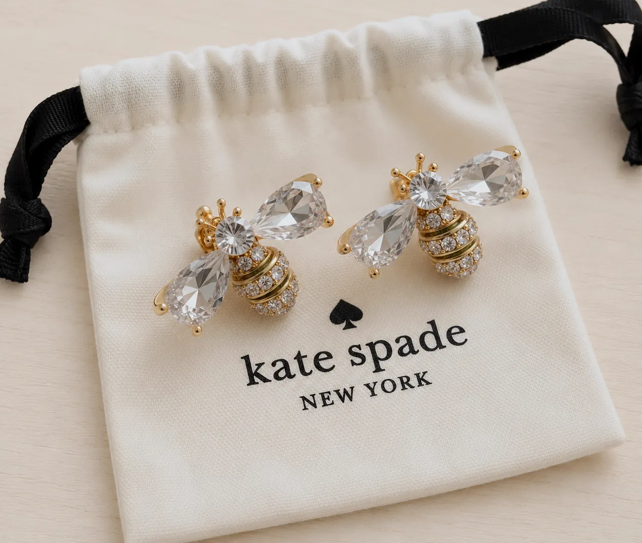 Boucles d'oreilles Kate Spade_Abeilles – Kate Spade – doré 3
