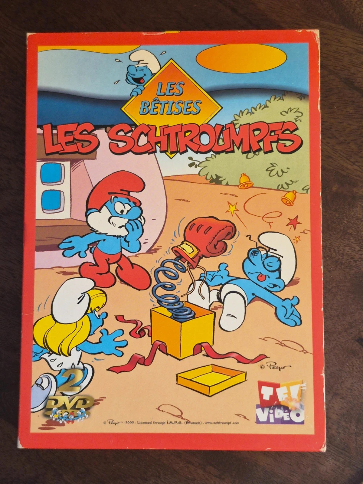 Coffret 2 DVD Les Schtroumpfs : Les Bêtises + Les Sottises