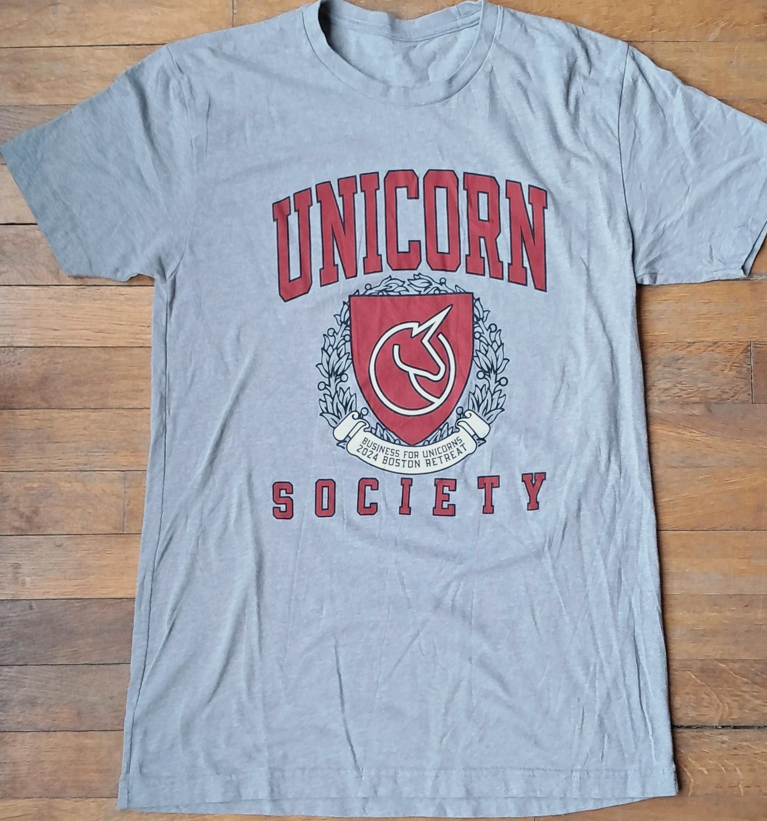 T-shirt Boston 2024 Unicorn Society – Business for Unicorns – taille L USA