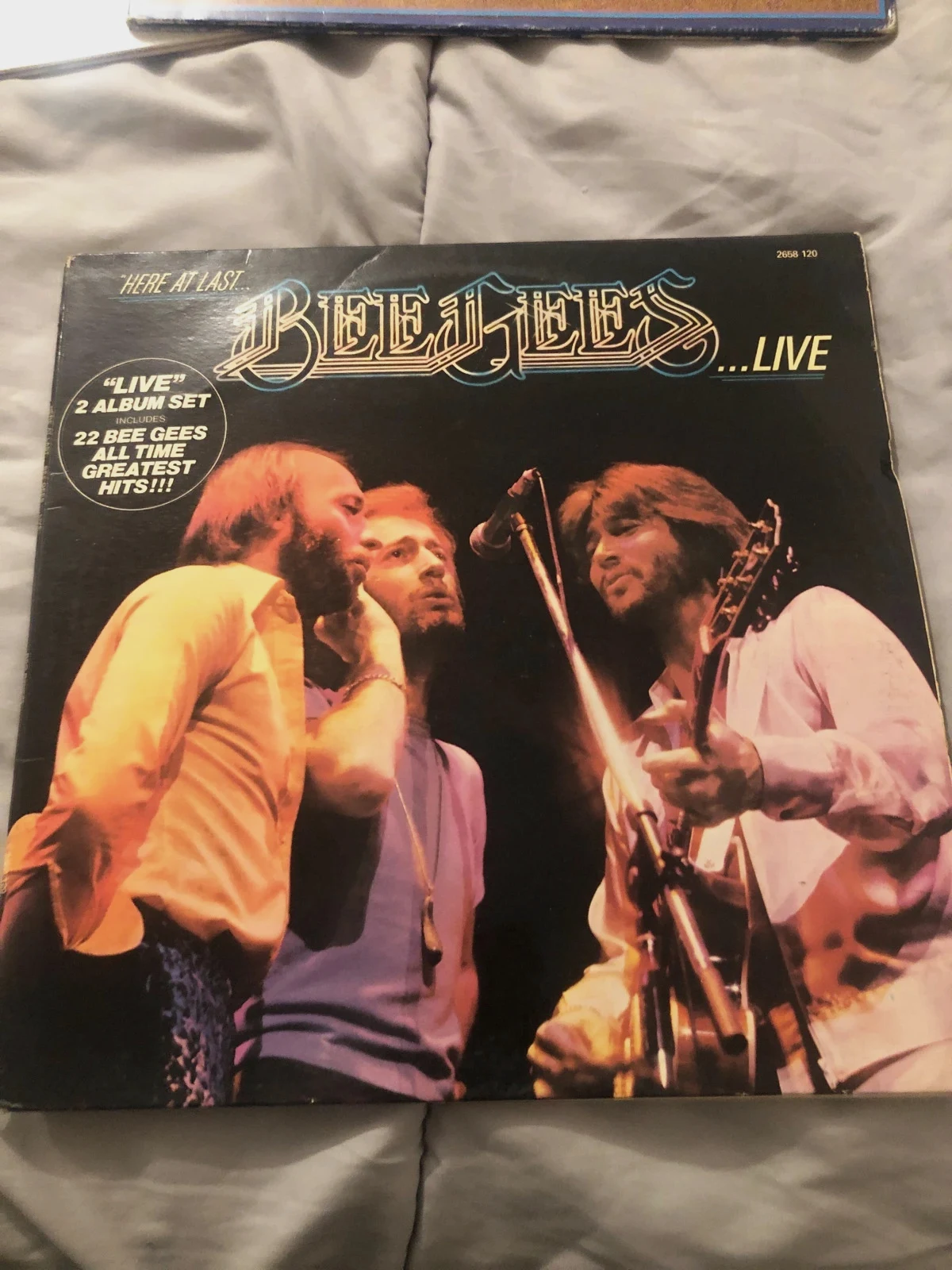 Vinyle Bee Gees – Here At Last.Bee Gees.Live 1977