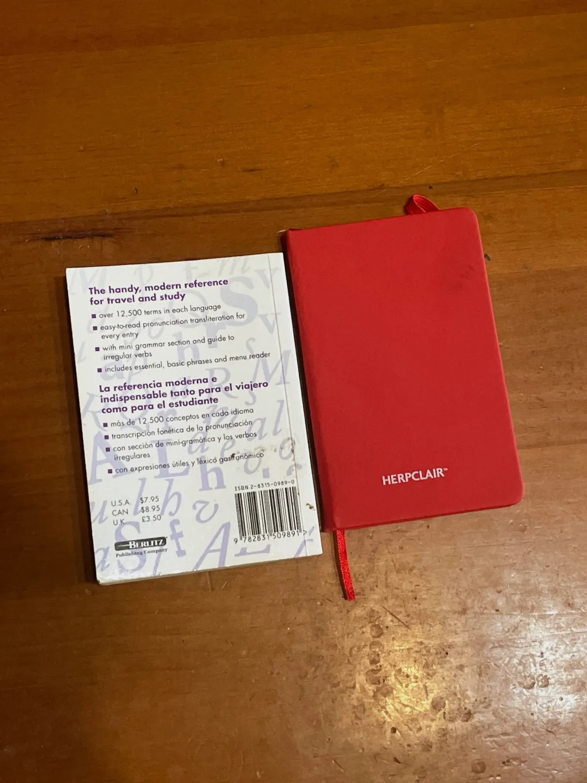 Mini diccionario de bolsillo + libreta pequeña – Berlitz 3