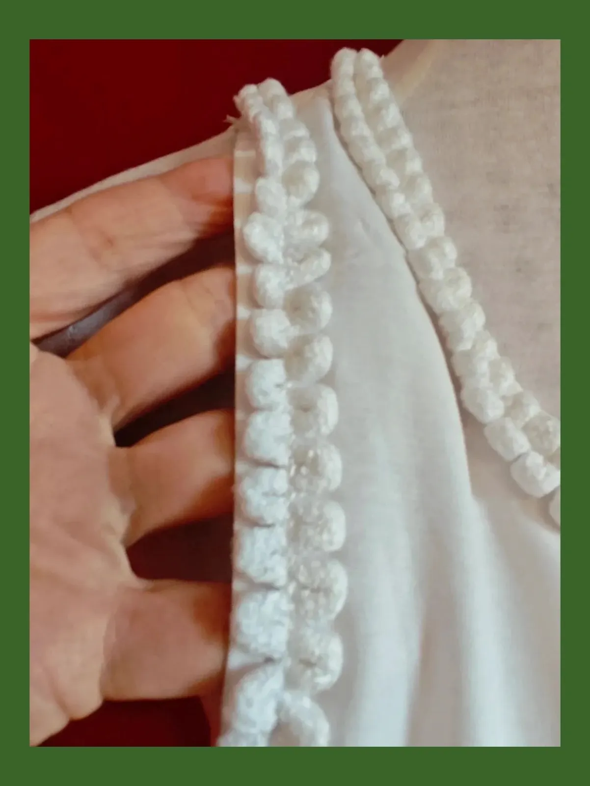 🌺 Vestido blanco con bordados en relieve delante – Cortefiel – taille M / 38 / 10 4
