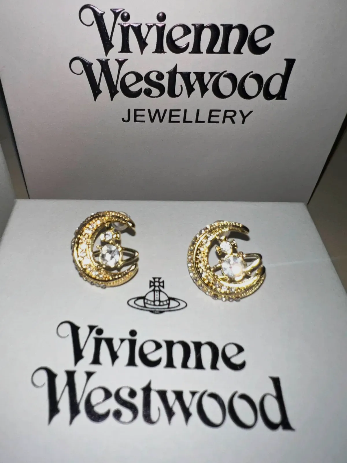 Vivienne Westwood boucles d'oreilles dorées – Vivienne Westwood – doré – taille Taille unique 2