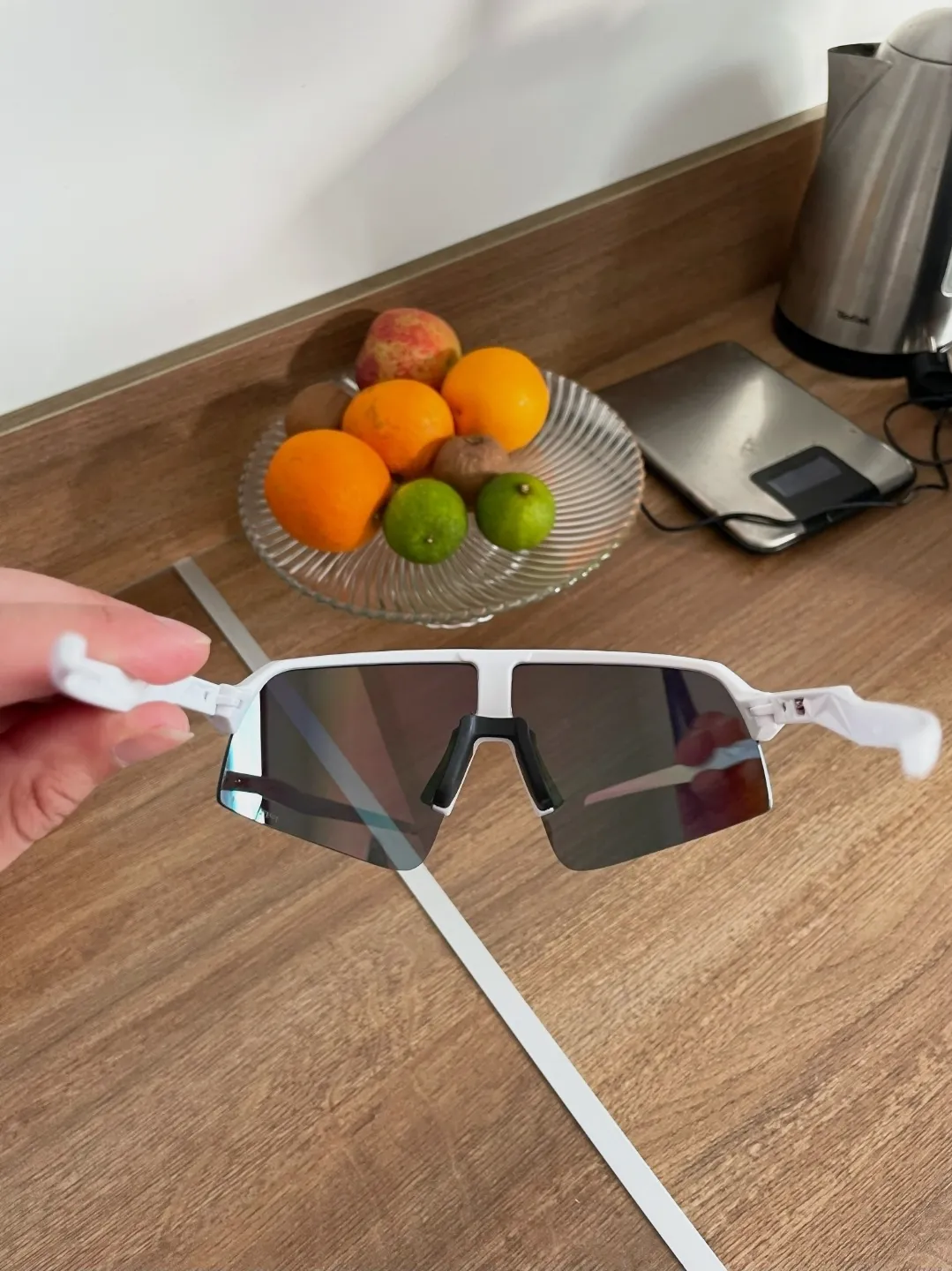 Lunettes de sport Oakley Prizm – Oakley – blanc et orange dégradé 5