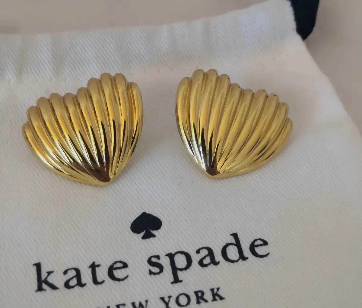 Boucles d'oreilles kate spade coquillage doré – kate spade – doré – taille Taille unique 3