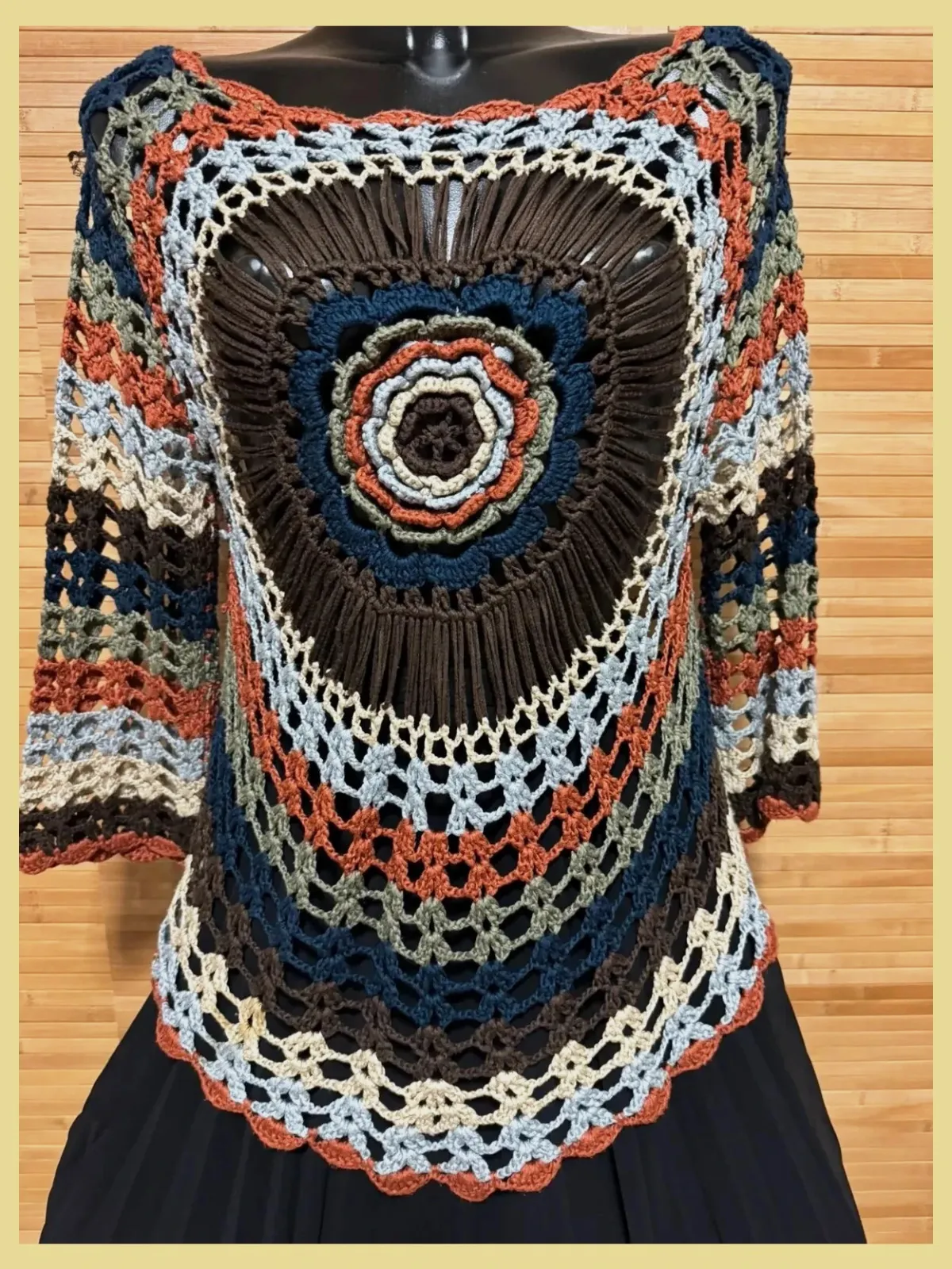 Divino jersey crochet vintage talla única 😍 – Vintage – taille Taille unique 2