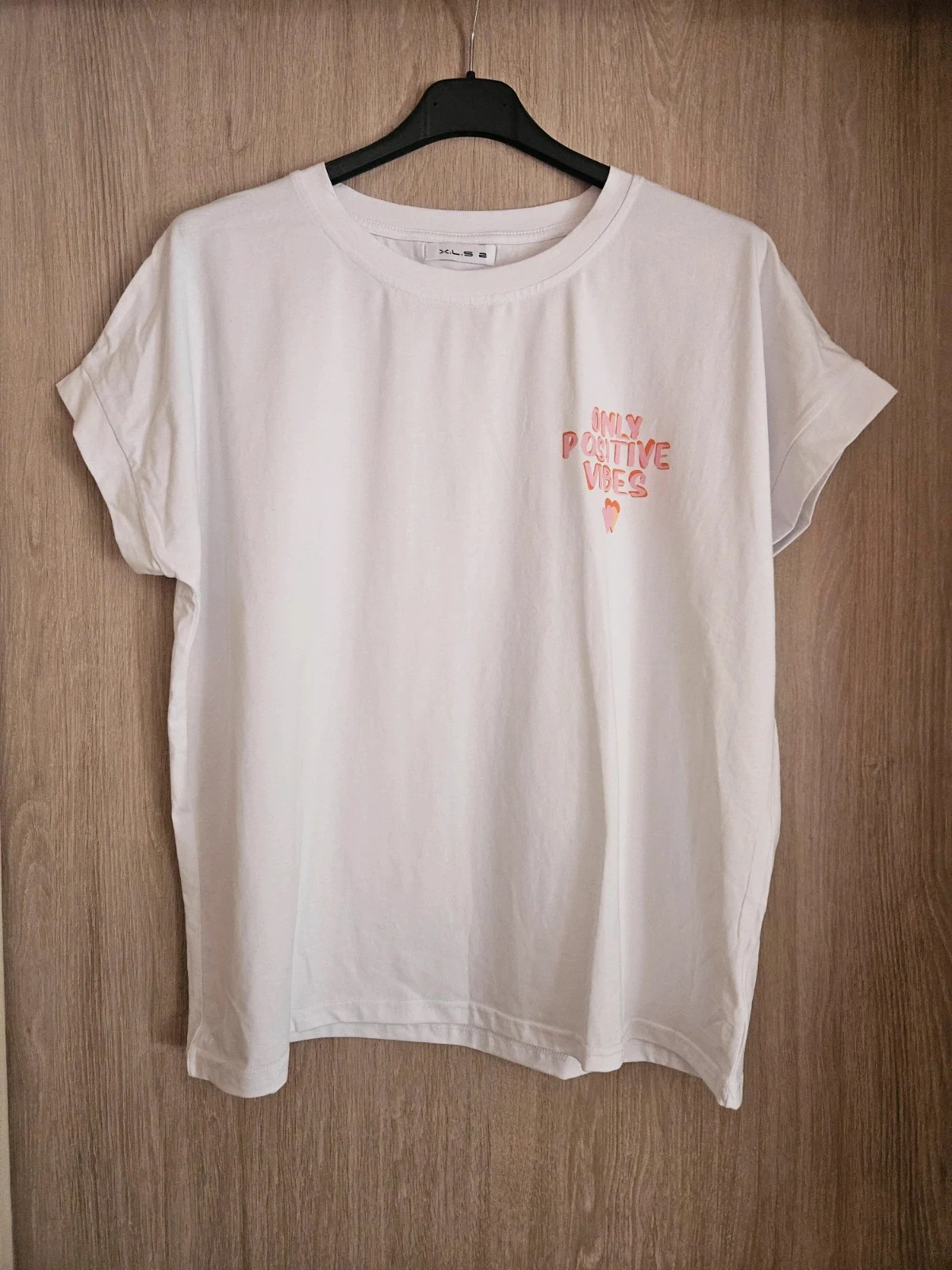 Tshirt oversize en coton - TU 36 au 44 - Only Positive Vibes