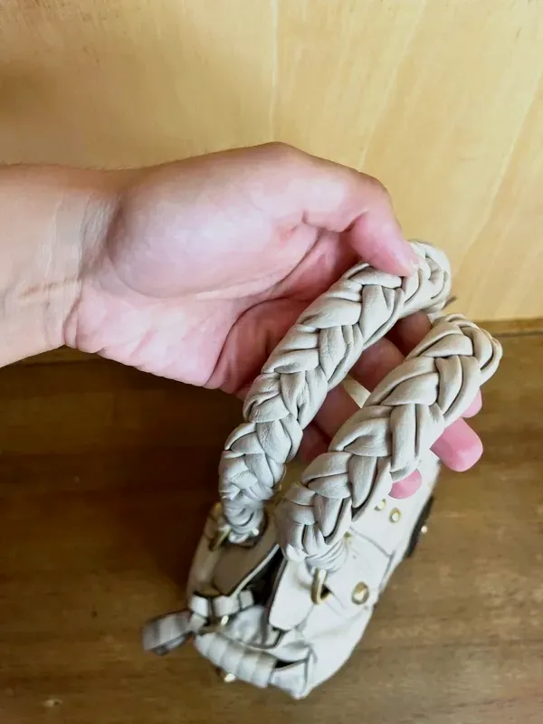 Sac à main beige tressé – Iro – beige – taille Taille unique 4