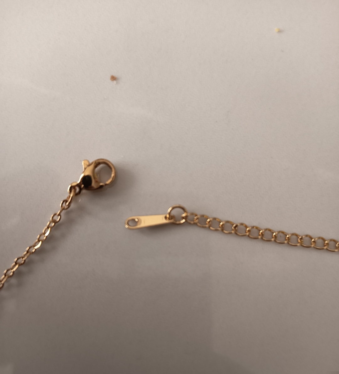 Collier chaîne doré motifs trèfles verts – Sans – taille Taille unique 3