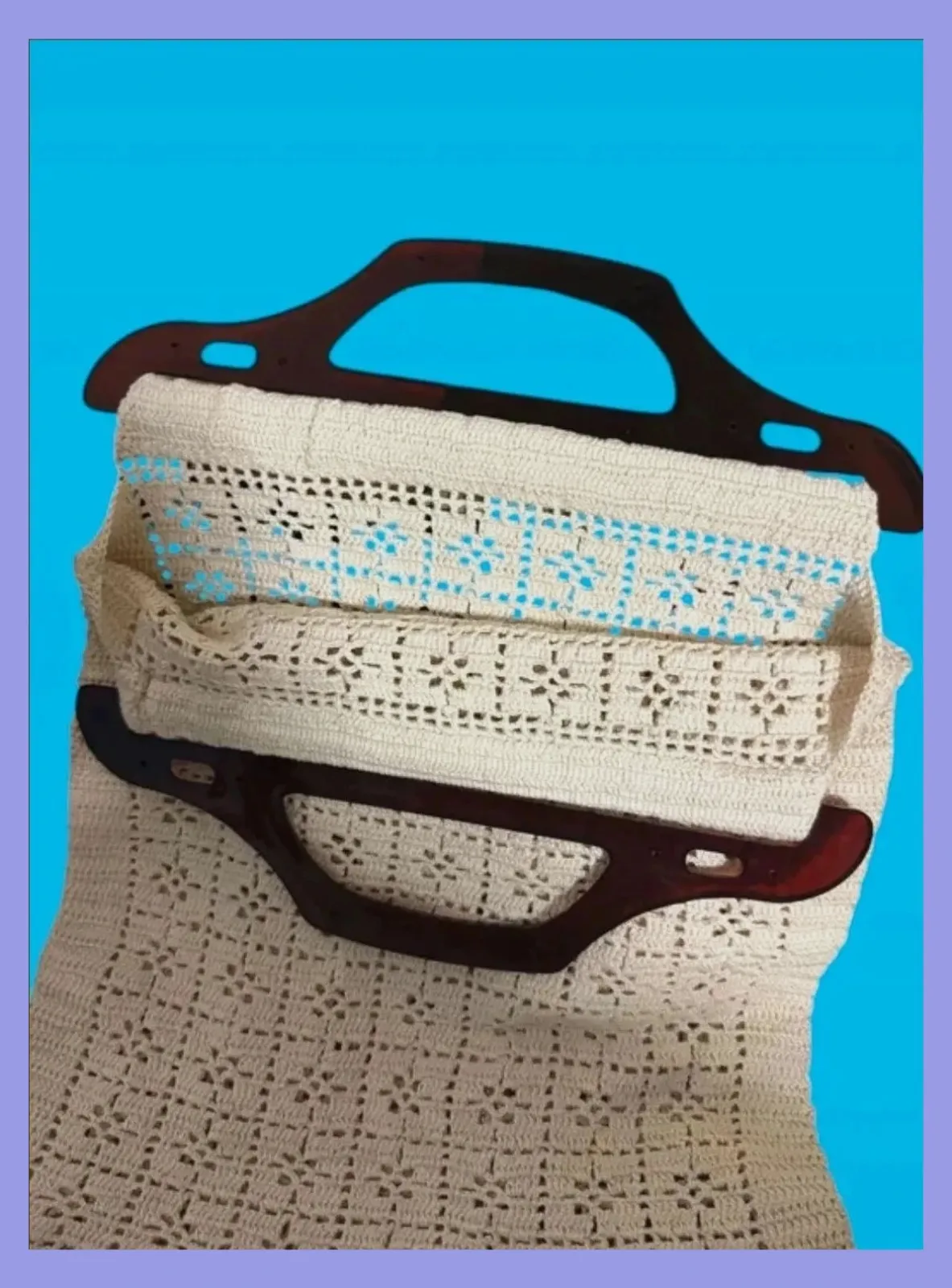 Divino bolso vintage de ganchillo de los años 70 en muy buen estado 😍 – Vintage Dressing 4