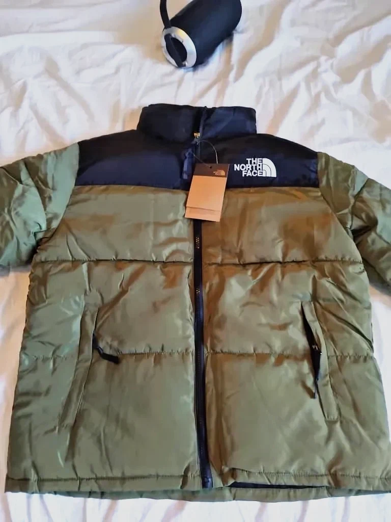 Doudoune The North Face kaki noir