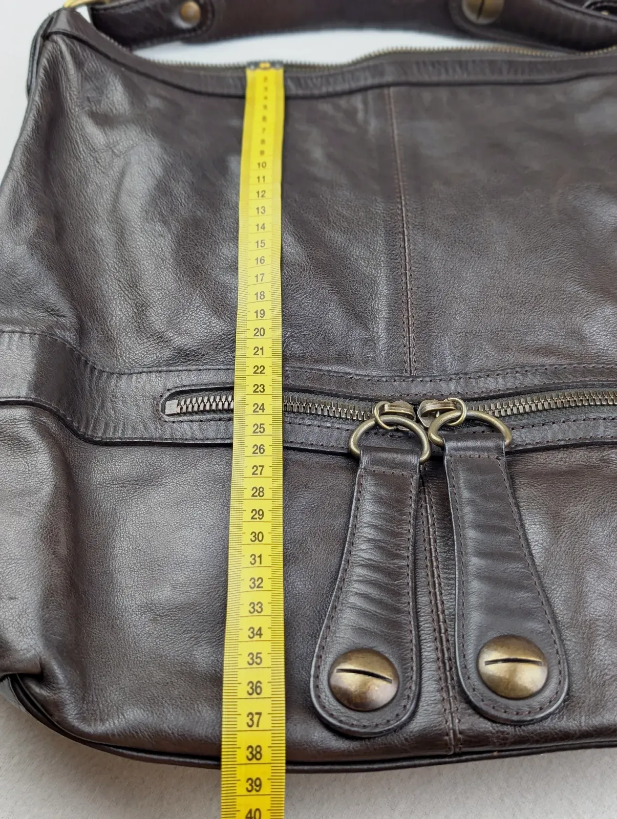 Sac Gérard Darel Midday Midnight 🇫🇷 Cuir Véritable Marron ✨ Comme Neuf – Gerard Darel – marron 9