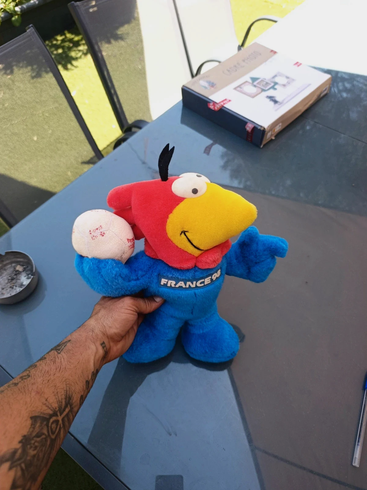 Peluche footix France coupe du monde 1998 – France 98 – taille Taille unique