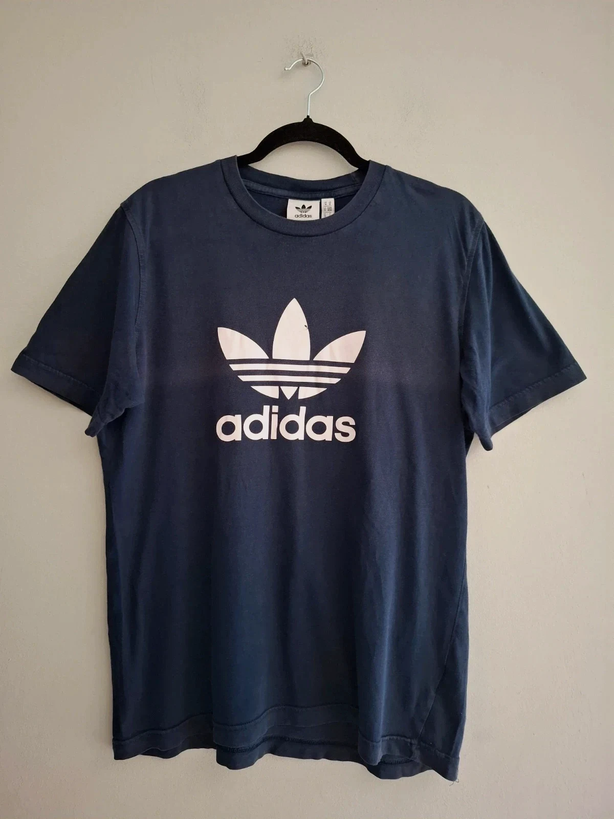 Camiseta Adidas Originals Trefoil Azul Marino - Talla M 🎯