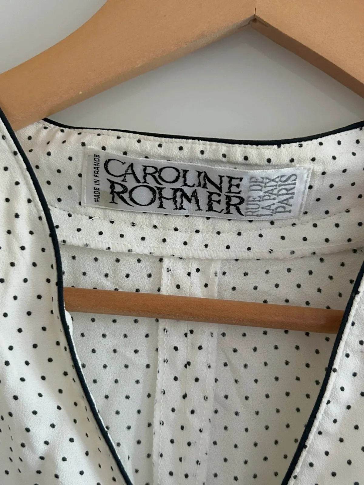 Robe vintage 80s Caroline Rohmer T S Made in France rétro chic – Caroline Rohmer – taille S / 36 / 8 5