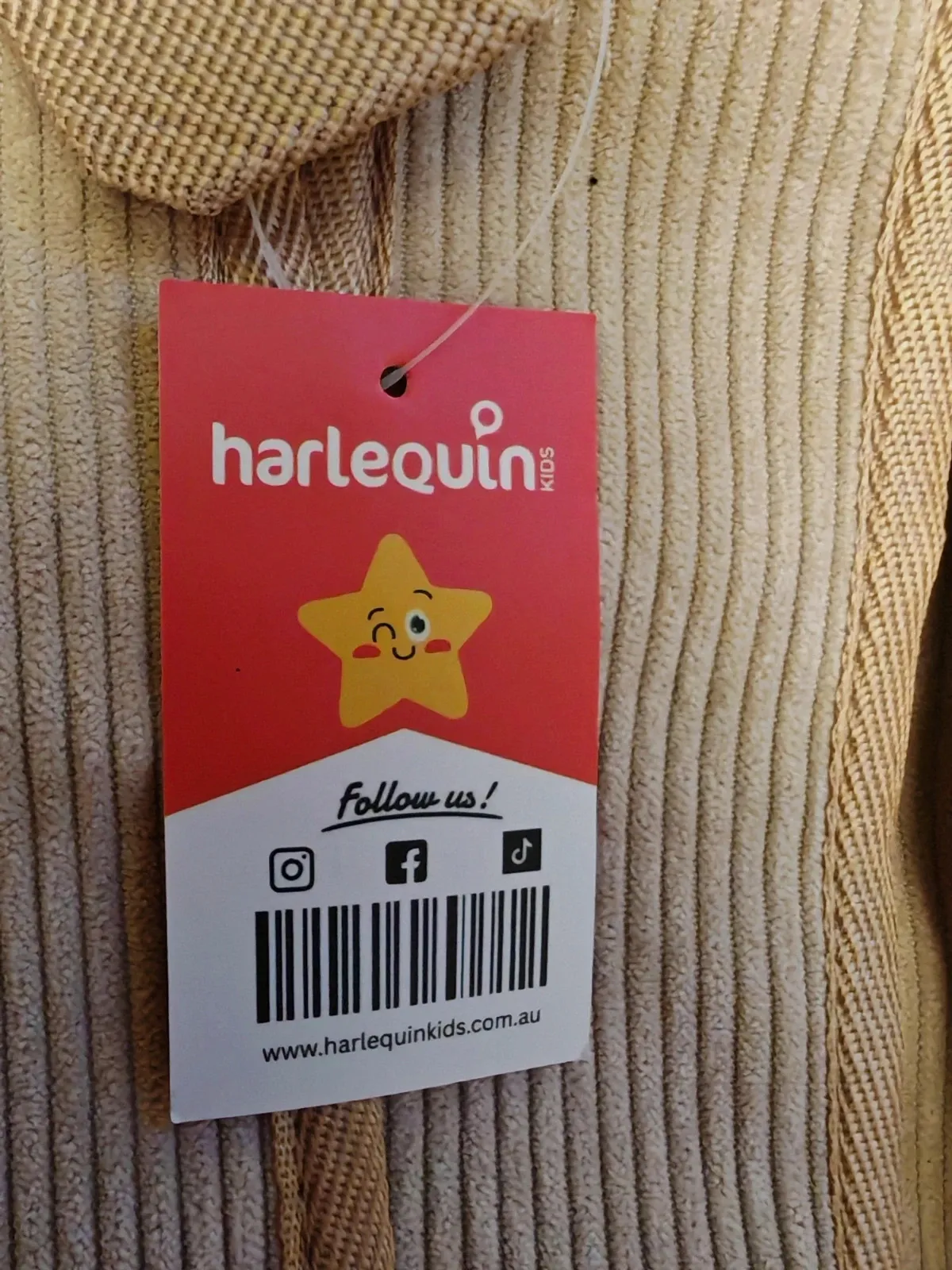 Petit sac à dos enfant Harlequin Kids beige – Neuf avec étiquette – Harlequin 4
