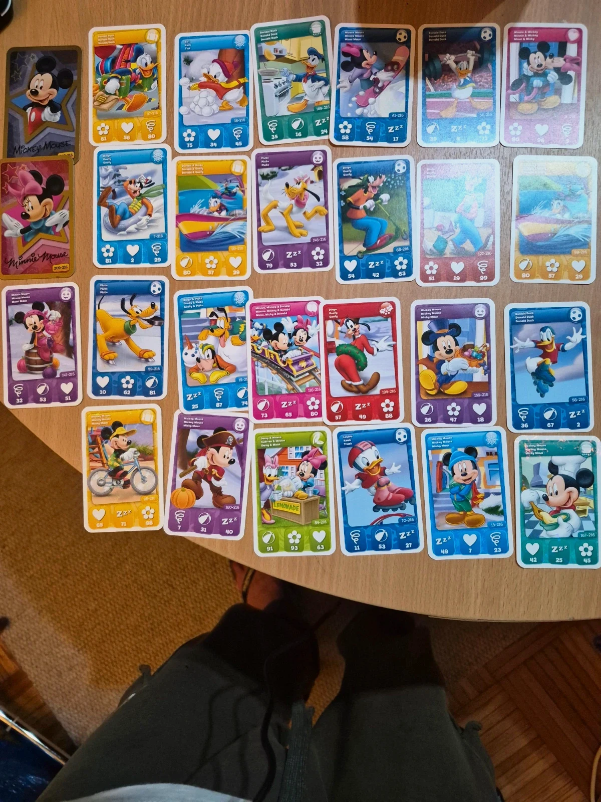 Lot 27 cartes Disney Mickey Mouse & Friends - Match / Cora 2012 – Disney