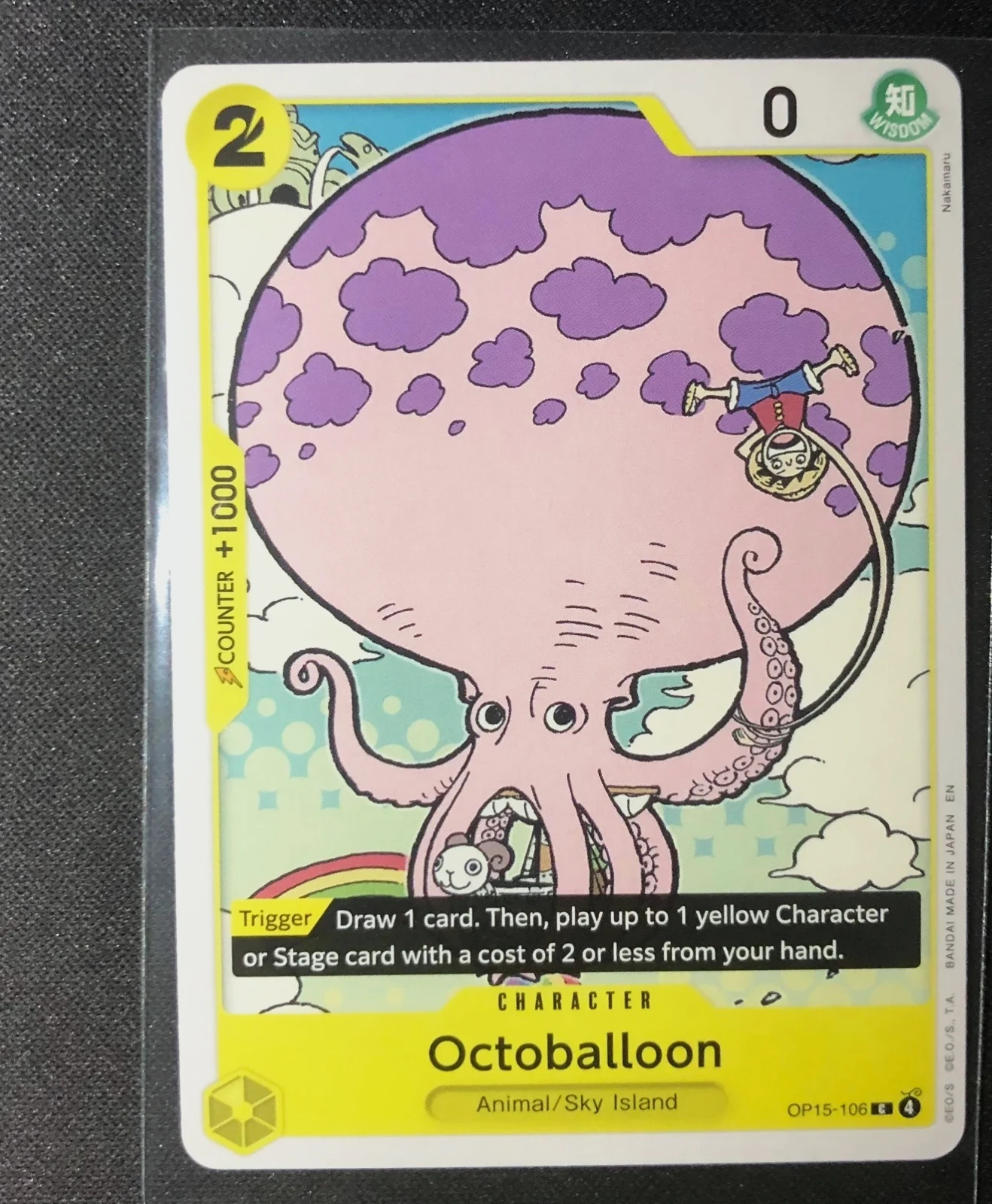 Octoballoon OP15-106 Common Character – Bandai Namco