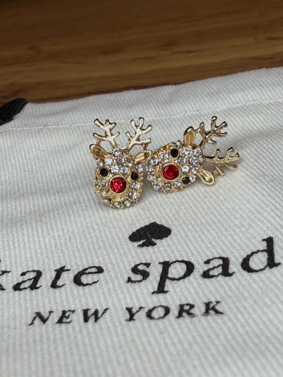 Boucles d'oreilles renne Kate Spade New York – Kate Spade – doré – taille Taille unique 9