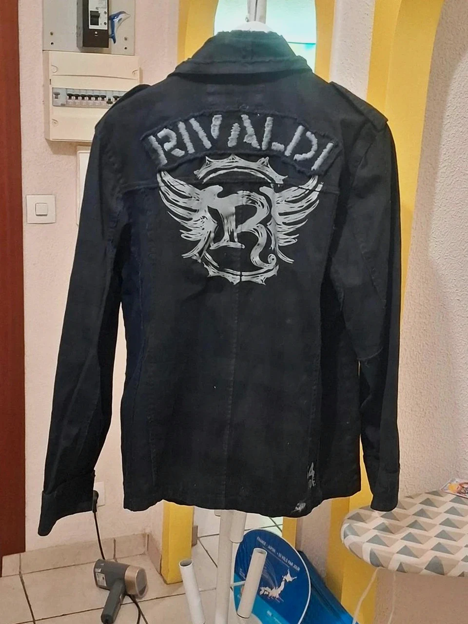 Surchemise / Veste militaire Y2K Rivaldi - Noir - Taille M