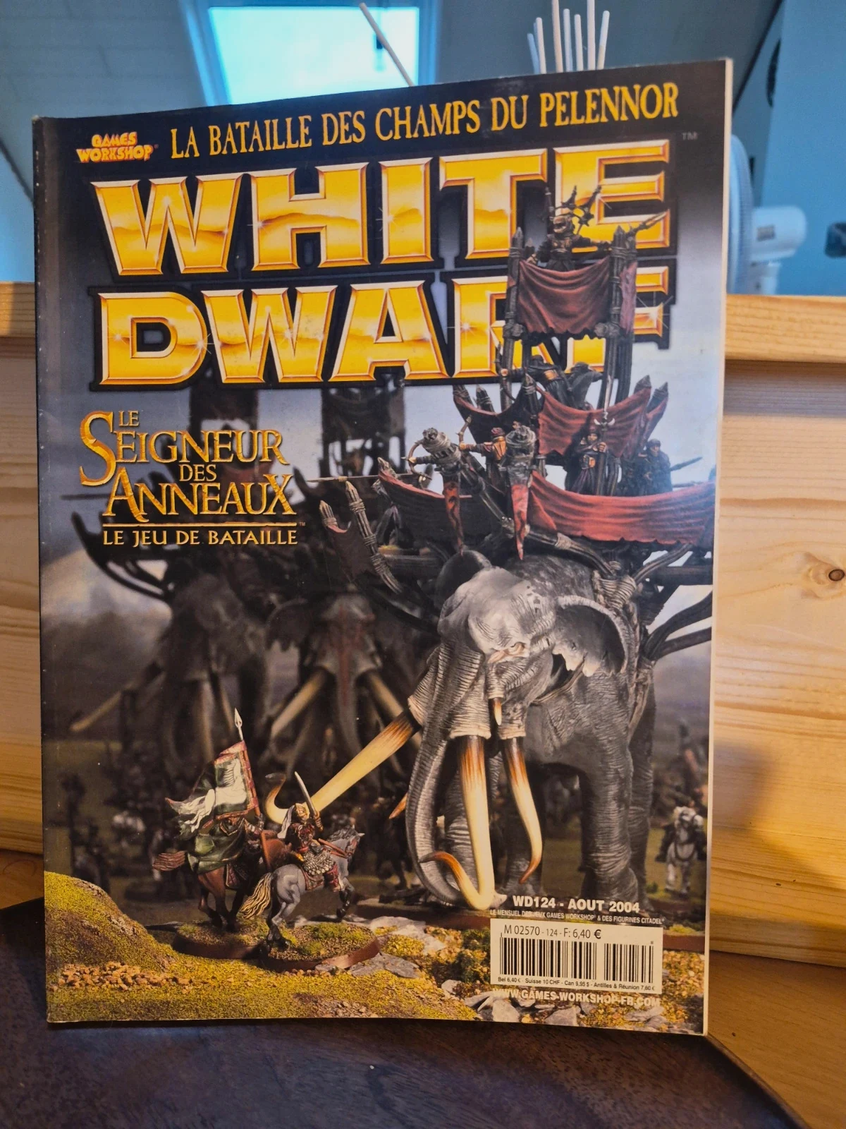 Magazine White Dwarf N° 124 - Août 2004 - Seigneur des Anneaux & Warhammer